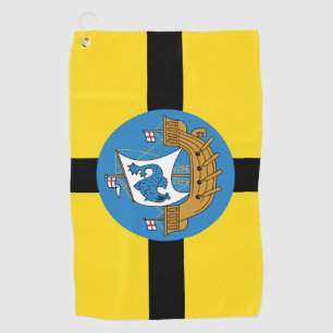 Flagge von Wellington City, Neuseeland Golfhandtuch