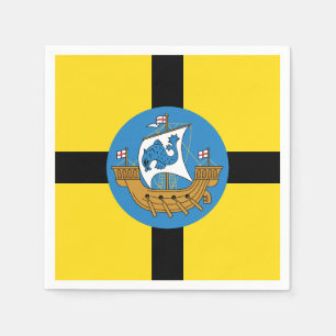 Flagge von Wellington City, Neuseeland Serviette