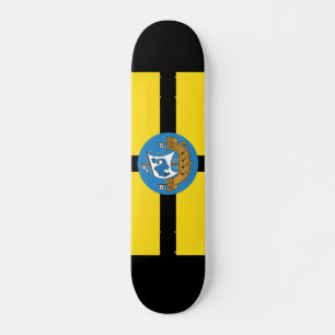 Flagge von Wellington City, Neuseeland Skateboard