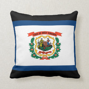 Flagge von West Virginia Kissen