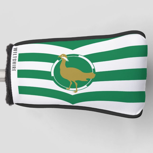 Flagge von Wiltshire - ENGLAND Golf Headcover (Vorderseite)