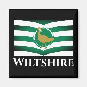 Flagge von Wiltshire - ENGLAND Magnet