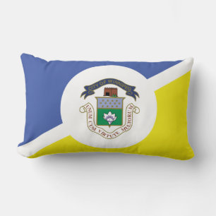 Flagge von Winnipeg, Manitoba Lumbar Kissen