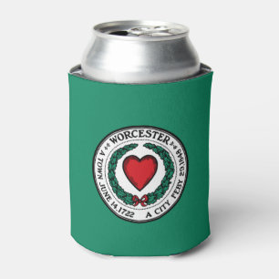 Flagge von Worcester, Massachusetts Can Cooler Dosenkühler