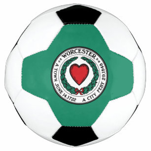 Flagge von Worcester, Massachusetts Fußball