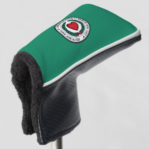 Flagge von Worcester, Massachusetts Golf Headcover