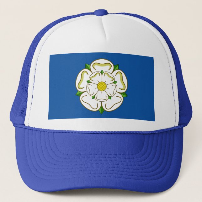 Flagge von Yorkshire Athletic Headband Truckerkappe (Vorderseite)