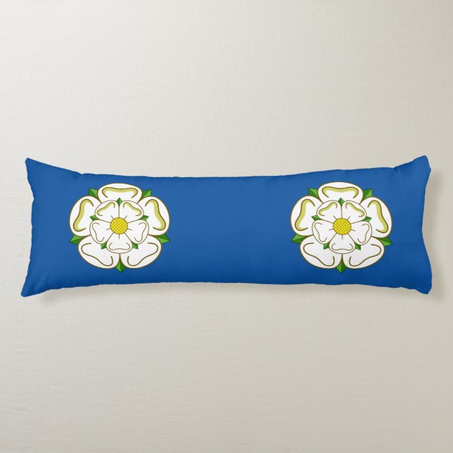 Flagge von Yorkshire Body Pillow Seitenschläferkissen (Vorderseite)