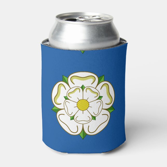 Flagge von Yorkshire Dosenkühler (Kanne Vorderseite)
