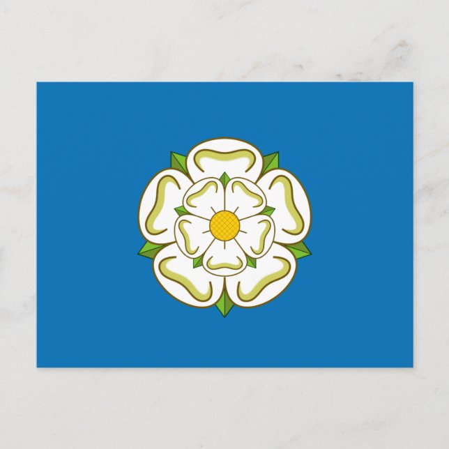 Flagge von Yorkshire (englischer Landkreis) Postkarte (Vorderseite)