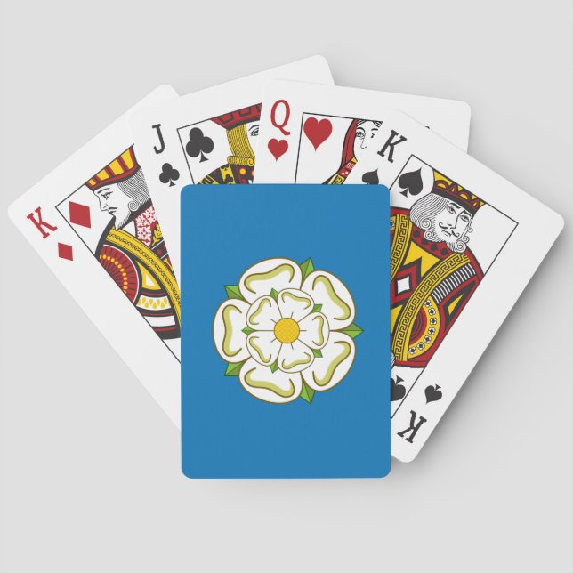 Flagge von Yorkshire (englischer Landkreis) Spielkarten (Rückseite)