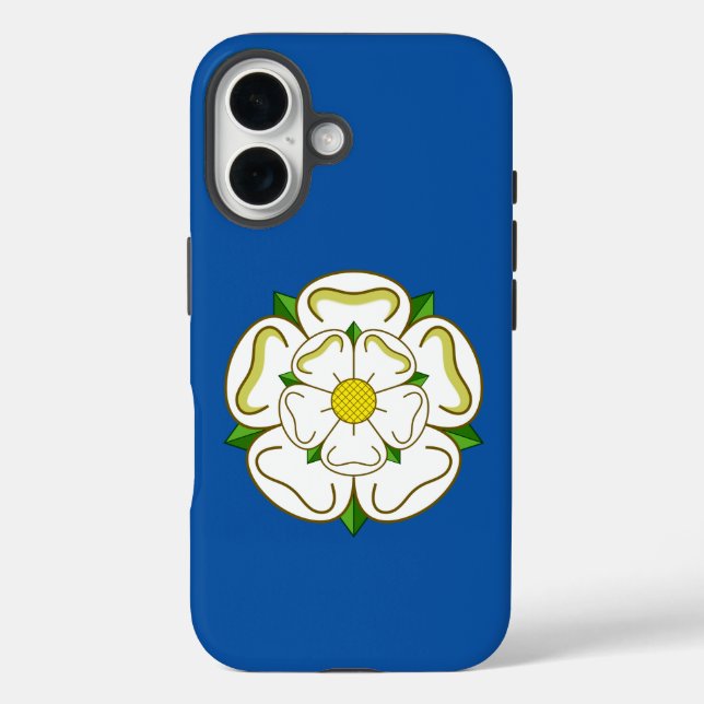 Flagge von Yorkshire iPhone 16 Hülle (Rückseite)