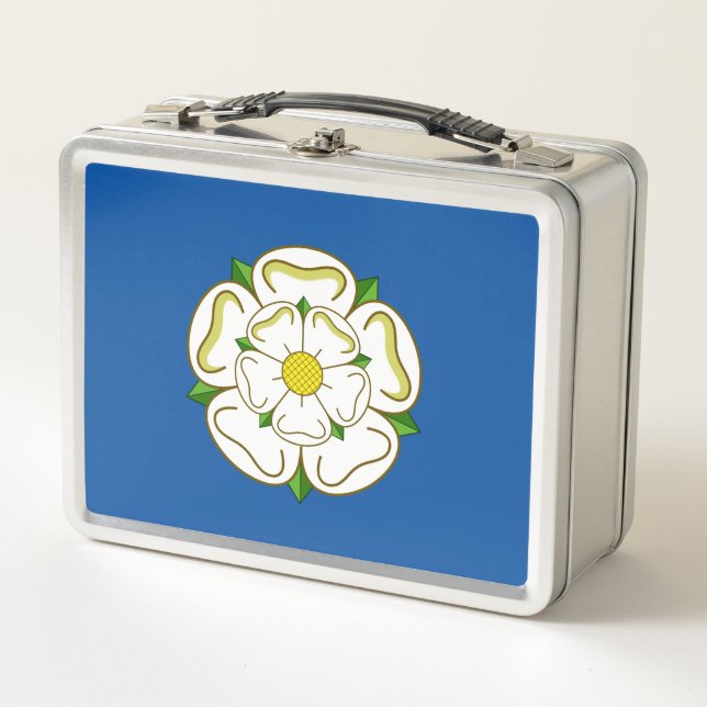 Flagge von Yorkshire Metall Brotdose (Vorderseite)