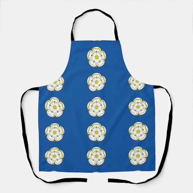 Flagge von Yorkshire Schürze (Vorderseite)