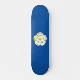 Flagge von Yorkshire  Skateboard