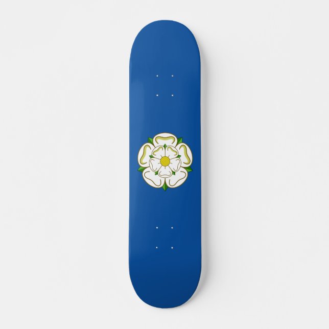 Flagge von Yorkshire  Skateboard (Vorne)