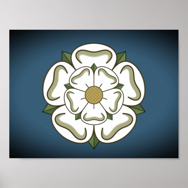 Flagge von Yorkshire (UK) Poster (Vorne)