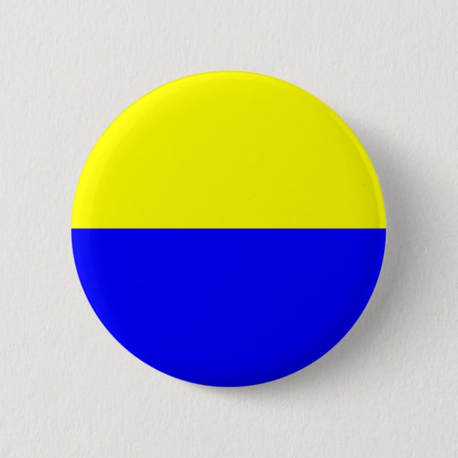 Flagge von Zandvoort Button (Vorderseite)