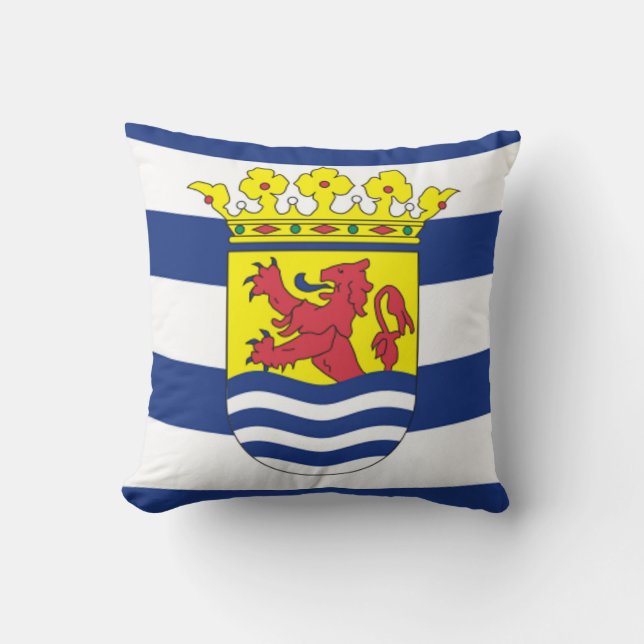Flagge von Zeeland Kissen (Vorderseite)