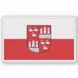 Flagge von Zwickau, Deutschland Aufkleber