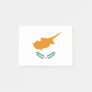 Flagge von Zypern Posten-it® Anmerkungen Post-it Klebezettel