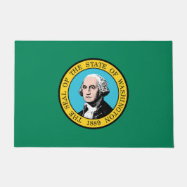 Flagge Washingtons (US-Staat) Fußmatte