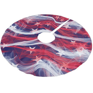 Flagge-Weihnachtsbaum-Rock Polyester Weihnachtsbaumdecke