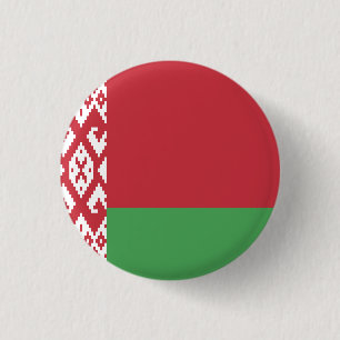 Flagge Weißrusslands Button