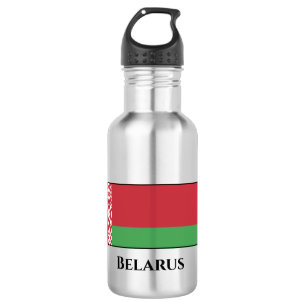 Flagge Weißrusslands Edelstahlflasche