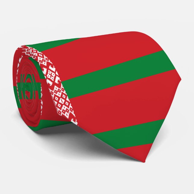 Flagge Weißrusslands Krawatte (Gerollt)