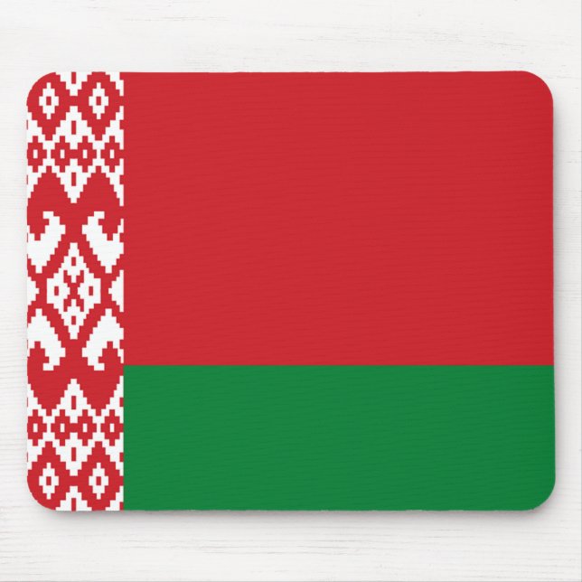 Flagge Weißrusslands Mousepad (Vorne)
