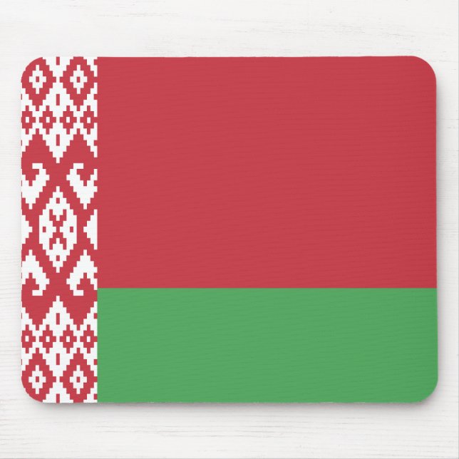 Flagge Weißrusslands Mousepad (Vorne)