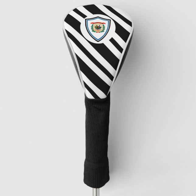 Flagge West Virginia Golf Headcover (Vorderseite)