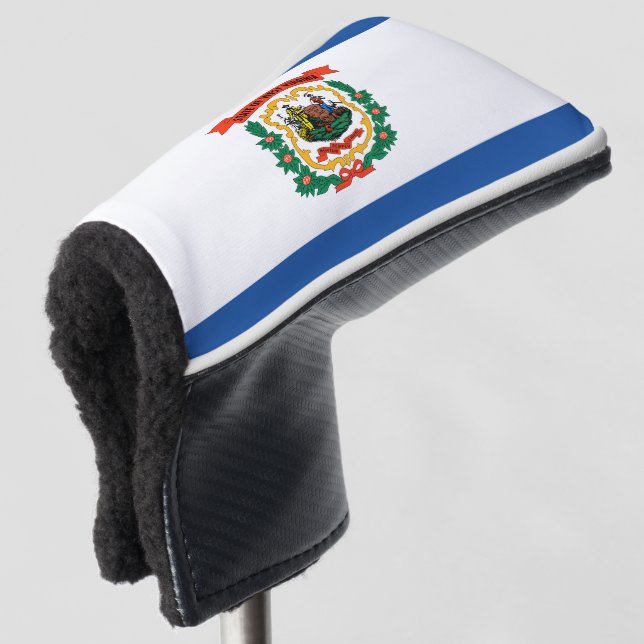 Flagge West Virginia Golf Headcover (3/4 Vorderseite)