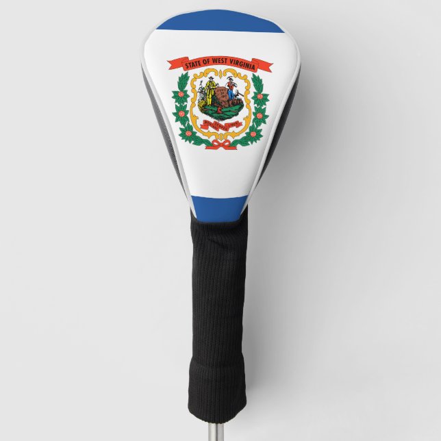 Flagge West Virginia Golf Headcover (Vorderseite)