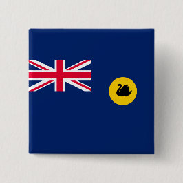 Flagge Western Australien Staat Button