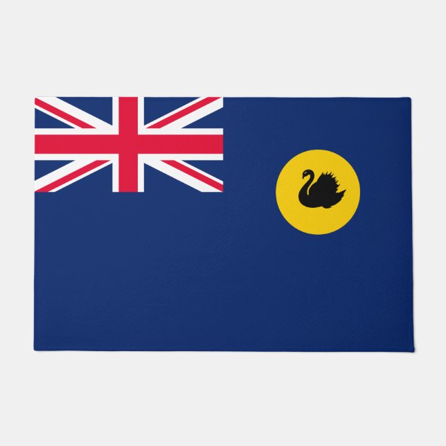 Flagge Western Australien Staat Fußmatte (Vorderseite)