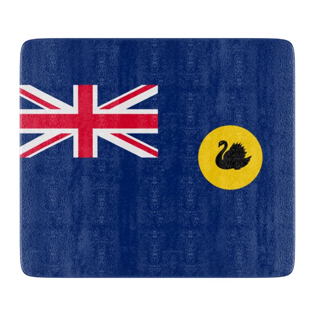 Flagge Western Australien Staat Schneidebrett (Vorderseite)