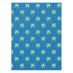 Flagge Zagreb, Kroatien Tablecloth Tischdecke