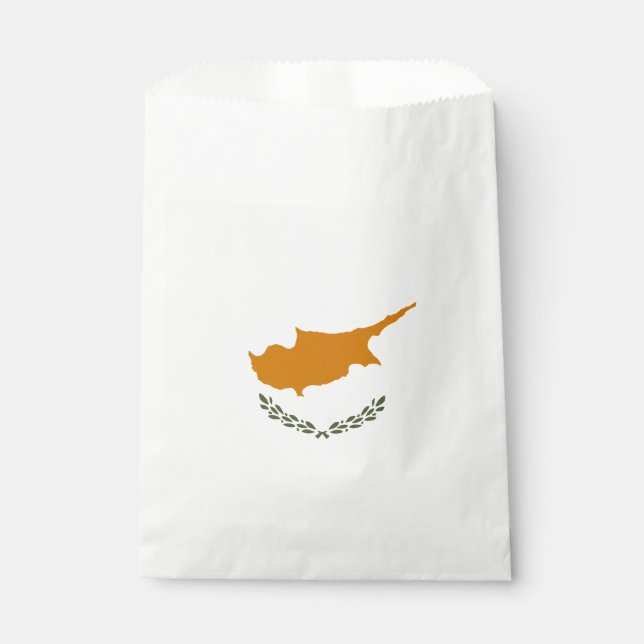 Flagge Zyperns Geschenktütchen (Vorderseite)