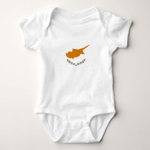 Flagge Zyperns (griechisch-zyprisch) Baby Strampler