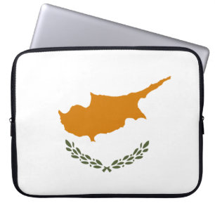 Flagge Zyperns (griechisch-zyprisch) Laptopschutzhülle