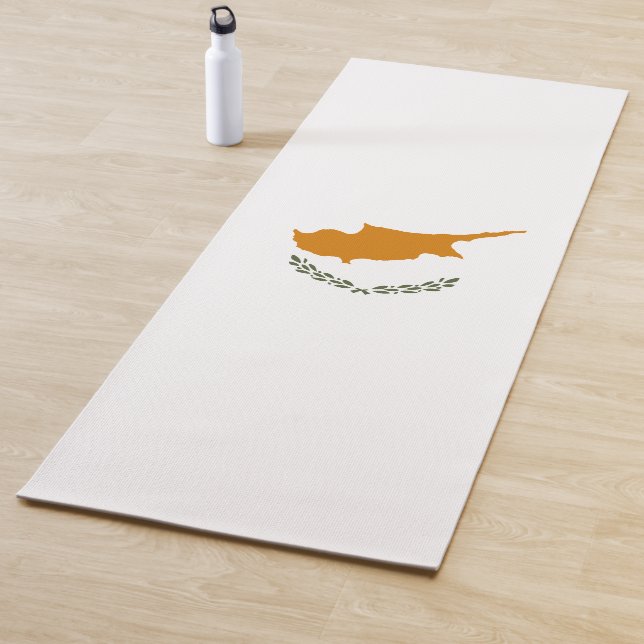 Flagge Zyperns (griechisch-zyprisch) Yogamatte (Beispiel)