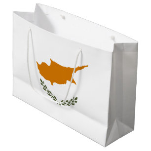 Flagge Zyperns Große Geschenktüte