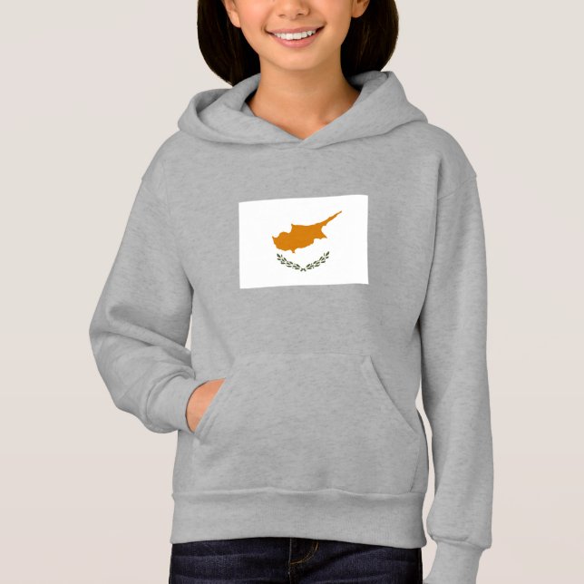 Flagge Zyperns Hoodie (Vorderseite)