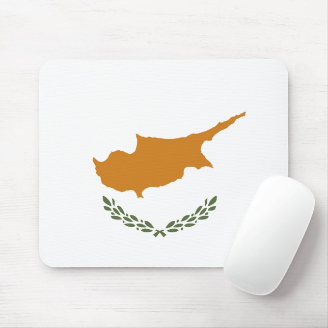 Flagge Zyperns Mousepad (Mit Mouse)