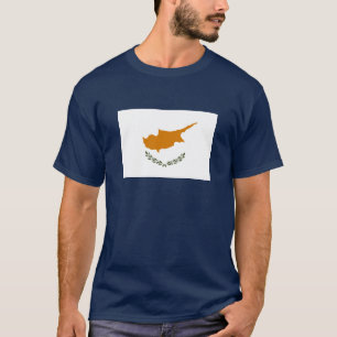 Flagge Zyperns T-Shirt