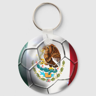 Flaggegang Fußball Mexiko-EL Tri Schlüsselanhänger