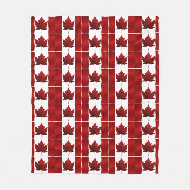 Flaggen-Andenken-Fleece-Decke Kanadas umfassende Fleecedecke (Vorderseite)