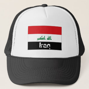 Flaggen-Andenkenhut des Iraks irakischer Truckerkappe